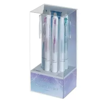 Pilot Limited Erasable Glitter Ballpoint Pen Keselame 0.7mm 6 Color Set Cute Gift LKKB-138F-