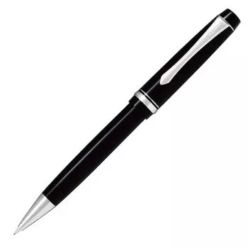 Pilot Mechanical Pencil Custom Hage 91 Black Body Sliding Type 0.5mm HKVHN-5SR-B Size 13x13x138mm/Cap 17.8g