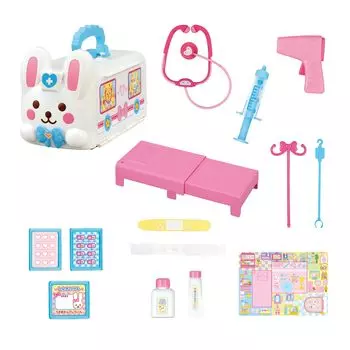 Pilot New Year Parts Pipipip and Lots of chatter Kyukyusha eyelashes Ages 3 and up Mel-chan quiet! Rabbit-san (pink set)