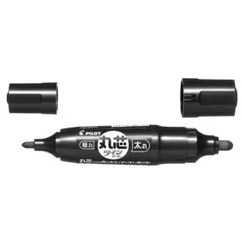 Pilot oil-based pen twin marker fine/bold round lead black 10 pieces MFN150FBM10B