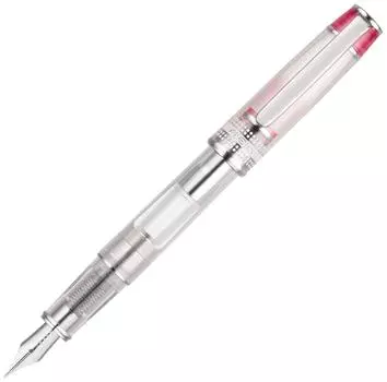 Pilot Prera Iroai Medium Point Fountain Pen Transparent Red Body (FPRN-350R-TRM)