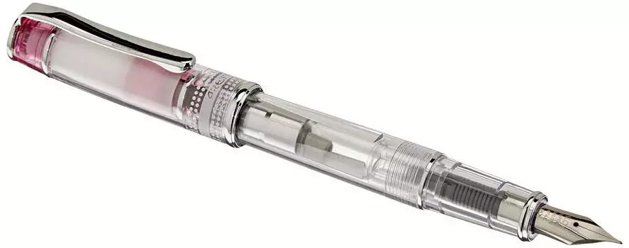 Pilot Prera Iroai Medium Point Fountain Pen Transparent Pink Body (FPRN-350R-TPM)