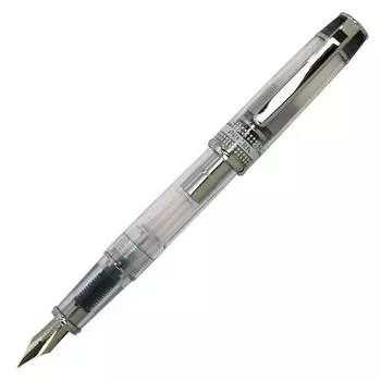 Pilot Prera Medium Nib Transparent Black Body Fountain Pen Iro-Ai (FPRN-350R-TBM)