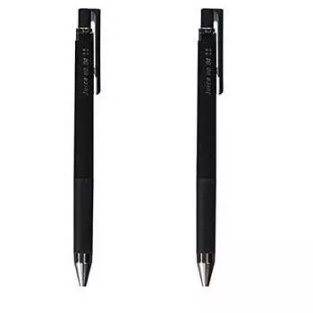 Pilot [Set of 2] Gel Ink Ballpoint Pen Juice Up Knock Type 0.4mm [Black] LJP-20S4-B