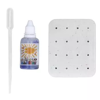 Игрушка для выдавливания прыщей 16 забавных прыщей, снятие стресса, выдавливание акне, декомпрессионная игрушка белого цвета