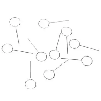 Pin Ejecting Smartphone Mobile Phone Removal Card Pin Card Needle Sim Card Tray Ejector Eject Pin 10pcs