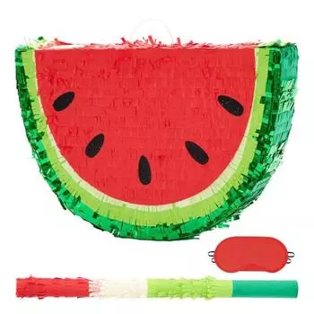 Пиньята в виде арбуза Пиньята из фруктов с подвесным кольцом Товары для летних вечеринок Реквизит для вечеринок на день рождения и карнавалов Watermelon