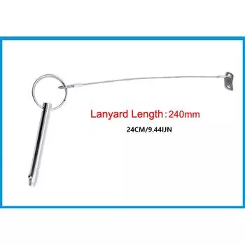 Pin Stainless Steel Lanyard Top Release Boat Marine Hinge Durable