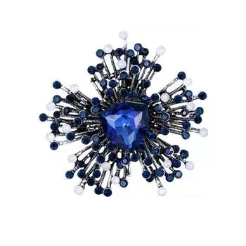 Pin стильный удобный значок броши для одежды для банкета фиолетовый