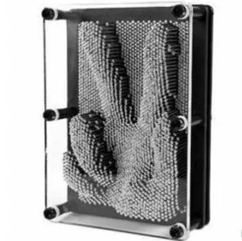 Pinart 3-Dimensional Pin sculpture 3D клон отпечаток руки отпечатки пальцев 12.5x9.5x5cm