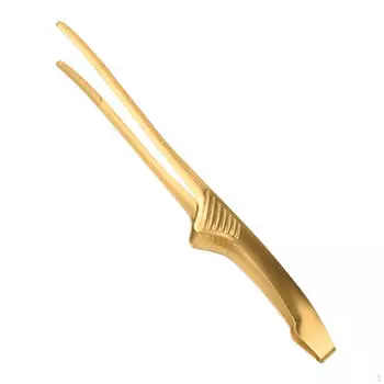 Пинцет для барбекю, кухонные щипцы, инструмент для кейтеринга из нержавеющей стали, огонь для походов Golden
