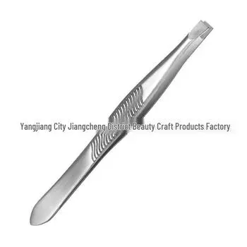 Пинцет для бровей и инструмент для тримминга из нержавеющей стали с золотым покрытием