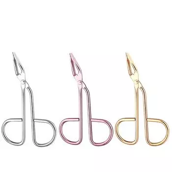 Пинцет для бровей, инструмент для удаления волос на лице, машинка для стрижки ресниц, триммер для бровей, инструмент для красоты золотой