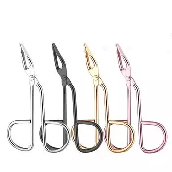 Пинцет для бровей из нержавеющей стали Пинцет для бровей с локтевым лезвием Пинцет для носа Пинцет для губ Пинцет для бровей Пинцет для бровей серебряный