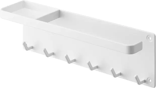 Пинцет для досок Yamazaki Jitsugyo и шурупы для дерева, совместимые с лотком для гипсокартона, зонтом W28 xx Tower, подставкой для зонта, входом, аксессуарами для хранения белый