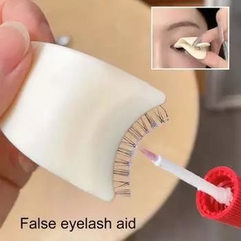 Пинцет для накладных ресниц, маленький компактный инструмент для макияжа глаз, безопасный пинцет для ресниц, для идеально подкрученных ресниц A бежевый