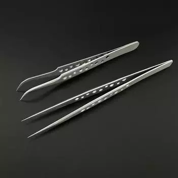 Пинцет для наращивания ресниц, макияж из нержавеющей стали, 3D точные зажимы для ресниц, наращивание ресниц, наращивание ресниц