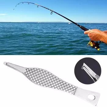 Пинцет для открывания лески Кусачки Плоскогубцы для открывания приманок Многофункциональный инструмент для рыболовной лески