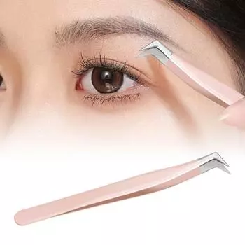 Пинцет для ресниц из нержавеющей стали 3D точный зажим для наращивания ресниц расходные материалы инструмент эффективный пинцет для ресниц для точного нанесения B