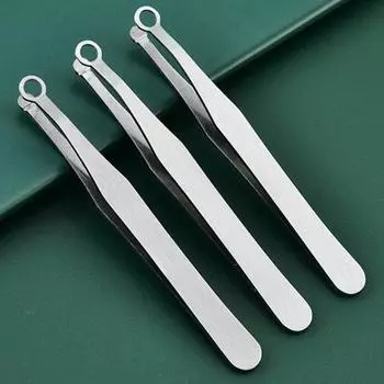 Пинцет для стрижки волос Практичное качество изготовления Многоразовые пинцеты для удаления волос Прочная конструкция Пинцет для стрижки волос Пинцет для триммера для носа коричневый