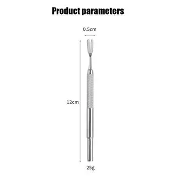 Пинцет из нержавеющей стали для удаления клещей у домашних животных Крючок для удаления блох Нержавеющий инструмент для удаления клещей Извлекатель блох для клещей Товары для ухода за домашними животными