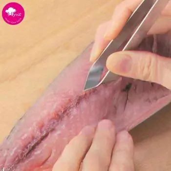 Пинцет из нержавеющей стали для удаления рыбных костей, клещи, съемник, щипцы, инструмент для сбора морепродуктов, кухонный пинцет