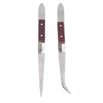 Пинцет из нержавеющей стали с крестовым замком, самозакрывающийся ювелирный инструмент для пайки, ремонта, ручной инструмент 1.0