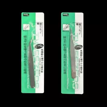 Пинцет из нержавеющей стали Зажим для ногтей Прямой зажим для носа из нержавеющей стали Ремонт телефона Пинцет для алмазной живописи straight head (suction card) #C16Q9 #