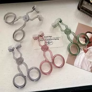 Пинцет, средства для ношения контактных линз — стиль ношения контактных линз с зажимом для женщин красный