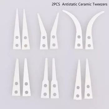 Пинцеты с изолированным наконечником противостатические керамические электронные промышленные для промышленности B