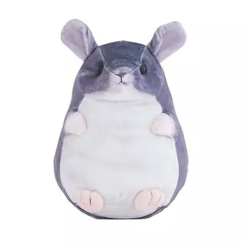 pinch animals stuffed animal warmer (7077TMN013) chinchilla