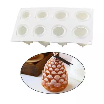 Pine Cone Silicone 3D Candle Molds Resin Mould DIY Wedding Xmas Soap Plaster