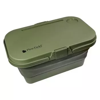 Pine Field Folding Basket Table Green &