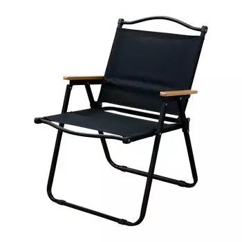 Pine Field Folding Chair Tall Type Black Foldable чёрный
