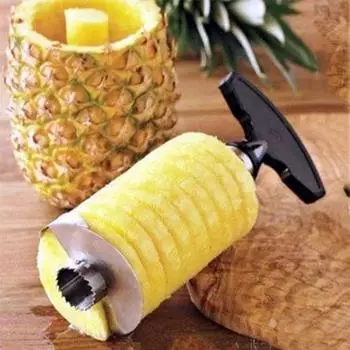 Pineapple Slicer Peeler Cutter Parer Knife Stainless Steel Kitchen Fruit Tools Cooking Tools kitchen accessories kitchen gadgets светло-желтого