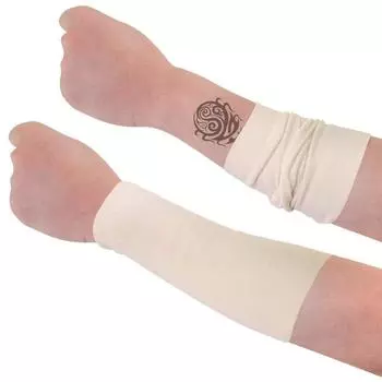 Pines Tattoo Tattoo Covering Arm Tosh, маленькая, 2 шт., бежевая