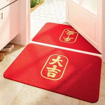 Ping An Great Silk Ring Сопротивление трению в двери, царапающий грязь, коврик для балконной двери, нескользящий ковер 45*75cm