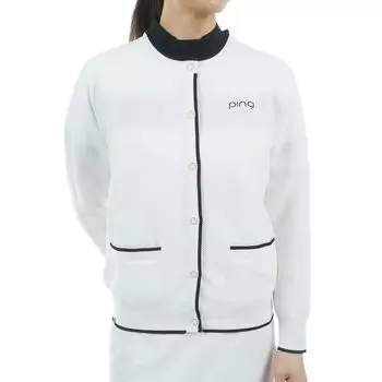 Ping Apparel Ансамбль Вязаный UV Гольф Женский (Влагоотводящий, Быстросохнущий, Защита) / / 622-5179100 030_Белый