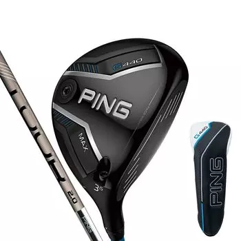 PING G440 MAX Fairway Wood Loft 17 PING TOUR CHROME 65 (4W градусов) 2,0 (Люди Икс)