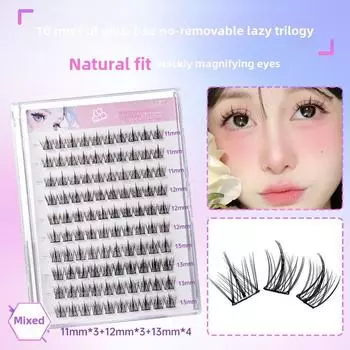 Pingdu Glue-Free Sunflower Thick False Eyelashes Set