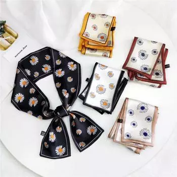 Pingjiao новый стиль весна и осень профессиональное украшение универсальный маленький шелковый шарф женский шарф узкий длинный ремень для волос галстук сумка пояс 9*98cm