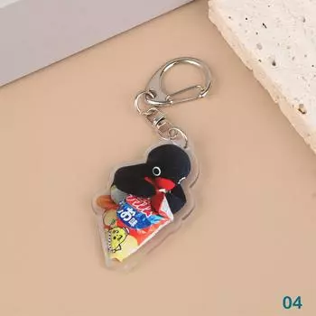 Пингвин милый мультфильм акриловая кукла брелок кавайная игрушка рюкзак кулон школьный портфель украшение забавный брелок подарок