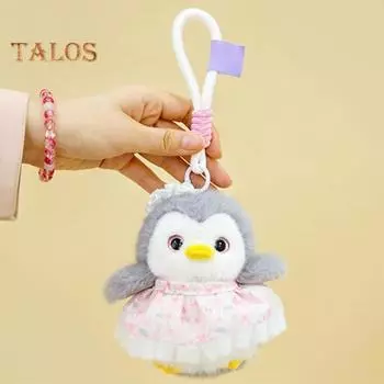 Пингвин плюшевый брелок-подвеска милая кукла подарочный пакет украшение милые куклы-пингвины подарок для лучших друзей девочек детей S синий