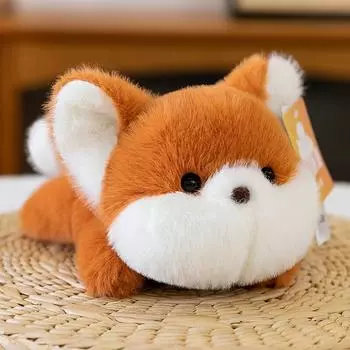 Пингвин Слон Лиса Кошка Панда Кролик Мультяшное Животное Лежачая Поза Подвеска Плюш Fox