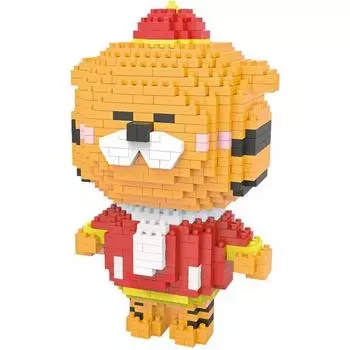 PINGZHIXING наноблок, друг тигра, смешанные цвета, популярные корейские игрушки