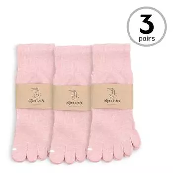 (Pink 3Pairs) Коллекция женских носков из мягкого тонкого хлопка пастельных тонов WT 23cm - 26cm