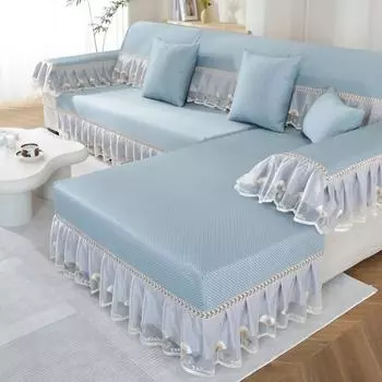 Розовый и фиолетовый прохладный бобовый ледяной шелковый диванный коврик летняя подушка нескользящая летняя европейская подушка для дивана чехол ткань 70*70+20