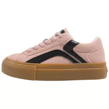 Pink black board shoes women s 2024 new autumn and winter versatile student canvas shoes platform niche sports and leisure shoes 35