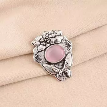 Pink Cat s Eye Gemstone 925 Sterling Silver Jewelry Handmade Designer Pendant CP-6-47