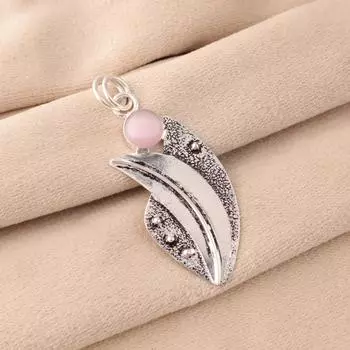 Pink Cat s Eye Gemstone 925 Sterling Silver Jewelry Handmade Stylish Pendant PP-36-45